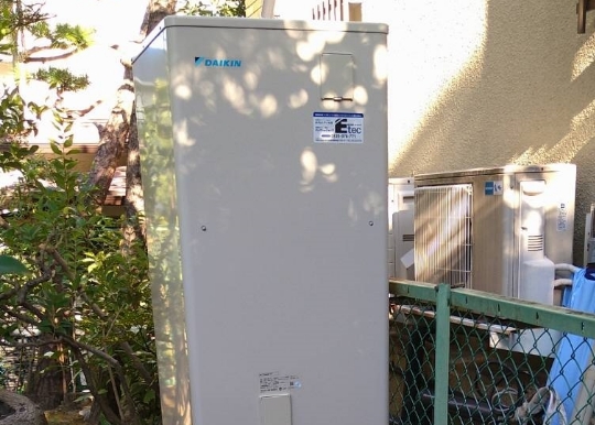 三菱電機温水器からダイキンエコキュートへ取替工事