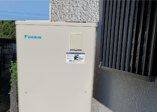 ダイキンエコキュートからダイキンエコキュートへ取替工事