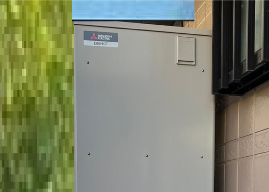 三菱電機温水器から三菱エコキュートへの取替工事