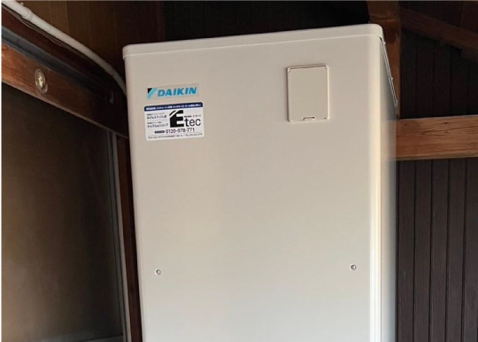 三菱電機温水器からﾀﾞｲｷﾝエコキュートへの交換工事