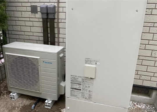 三菱エコキュートからダイキンエコキュートへ取替工事